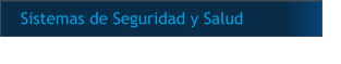 Sistemas de Seguridad y Salud
