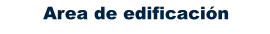 Area de edificación